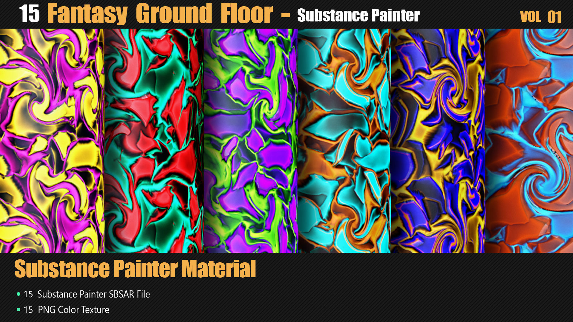 15 Fantasy Ground Floor Materials In Substance Painter Texture_2