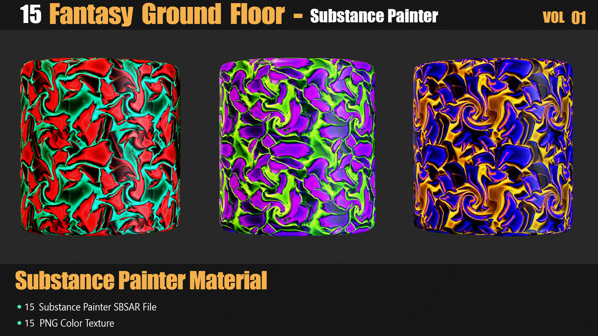 15 Fantasy Ground Floor Materials In Substance Painter Texture_3