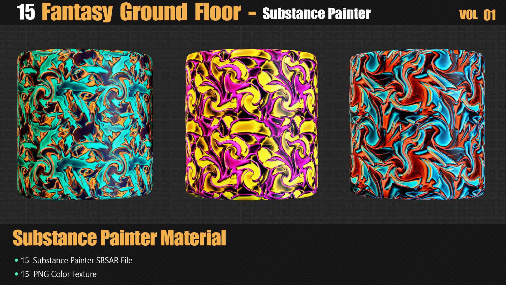 15 Fantasy Ground Floor Materials In Substance Painter Texture_5