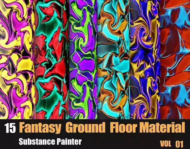 15 Fantasy Ground Floor Materials In Substance Painter