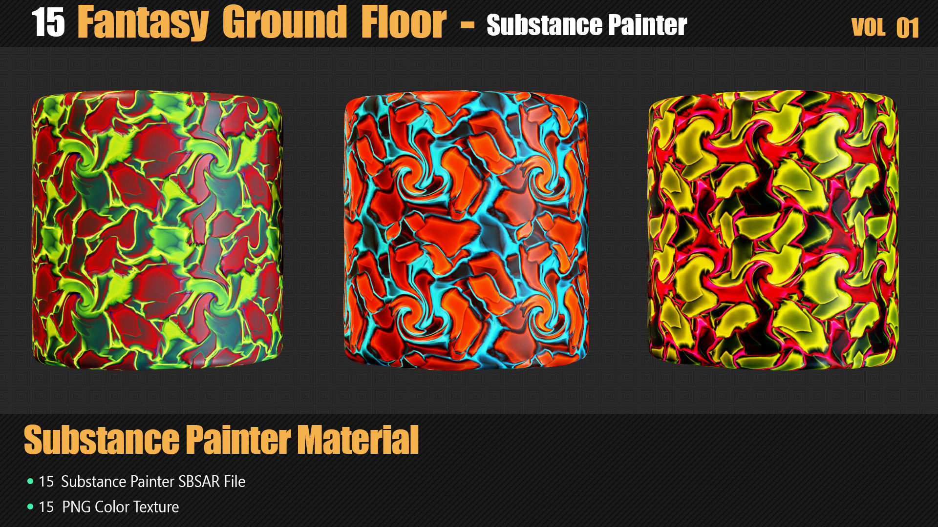 15 Fantasy Ground Floor Materials In Substance Painter Texture_1
