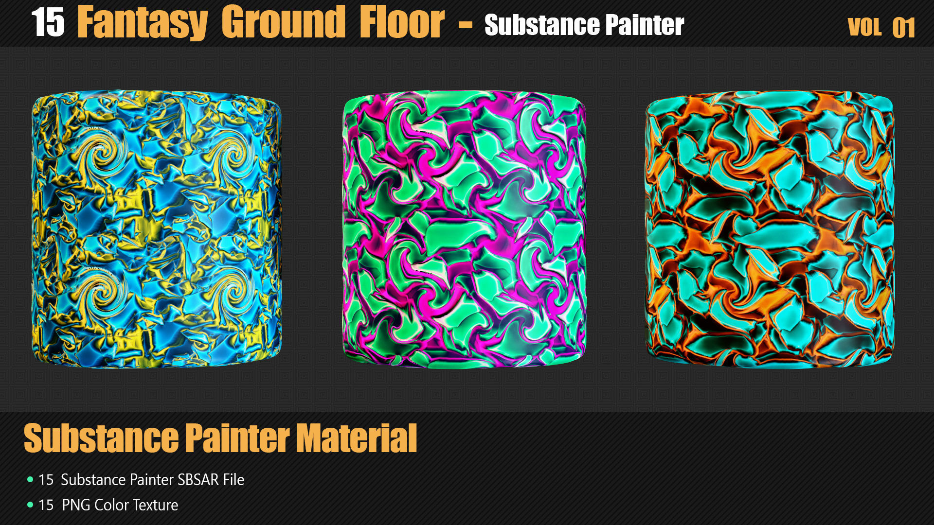 15 Fantasy Ground Floor Materials In Substance Painter Texture_6