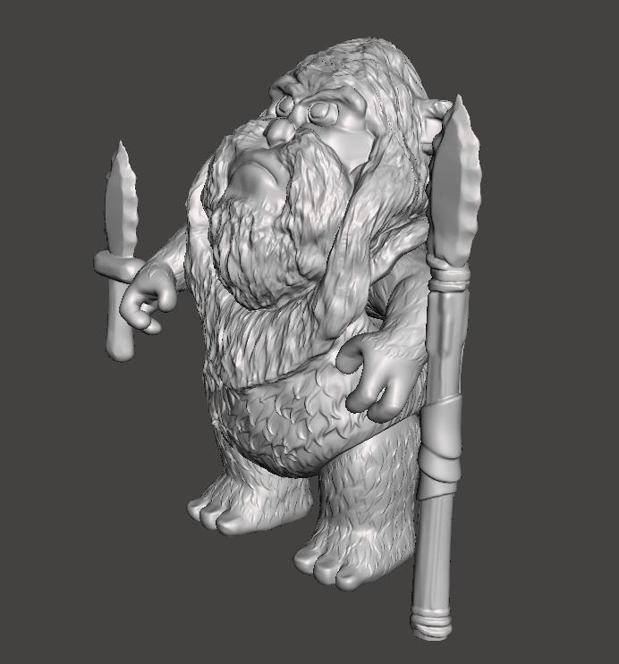 STL File 3D Ewoks Weechee 3D Print Model 3D OBJ 3D print modell 3D print model_1