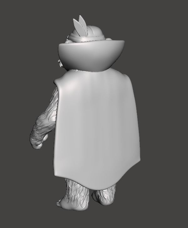 STL File 3D Ewoks Zarrak  3D Print Model 3D OBJ 3D print model  3D print model_5