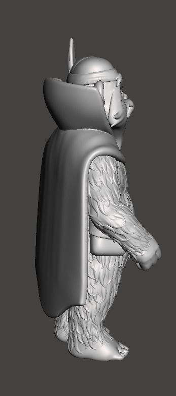 STL File 3D Ewoks Zarrak  3D Print Model 3D OBJ 3D print model  3D print model_7