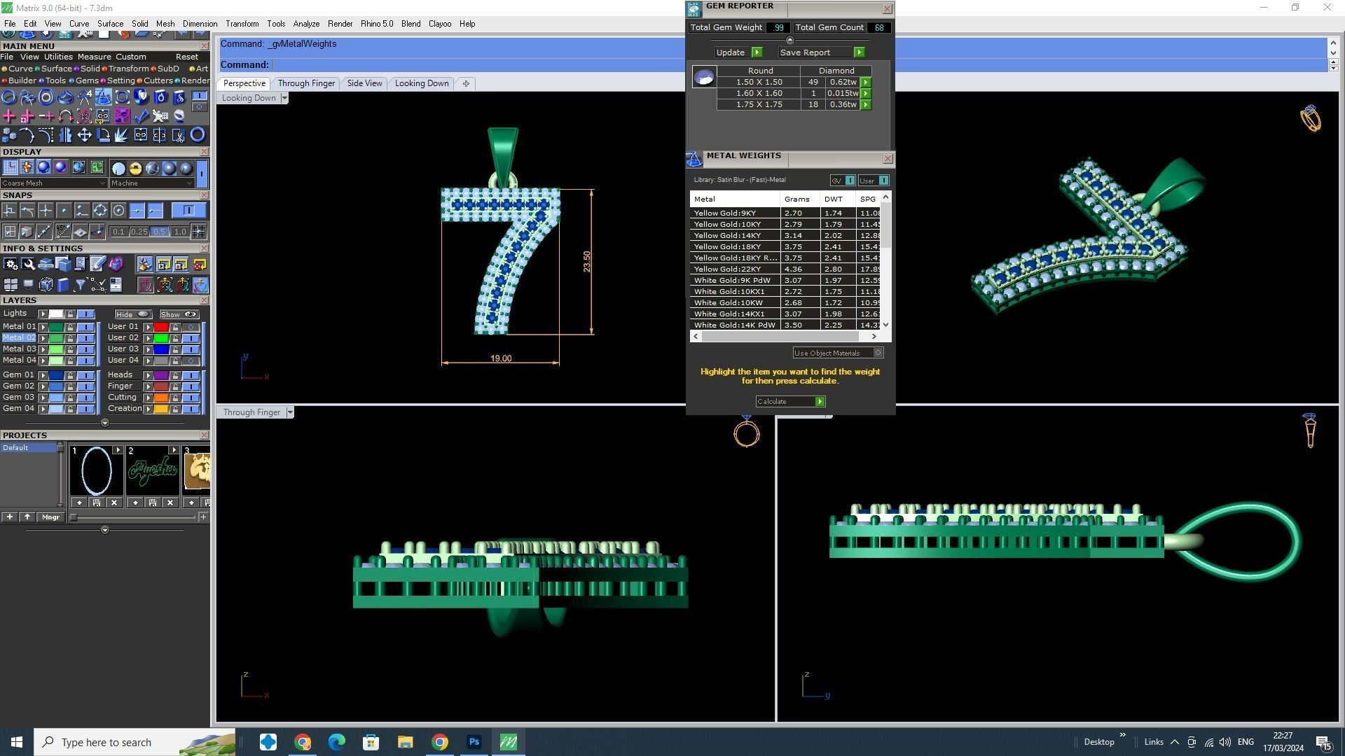 0 To 9 Font 3D Model stl and  3dm 3D print model_7