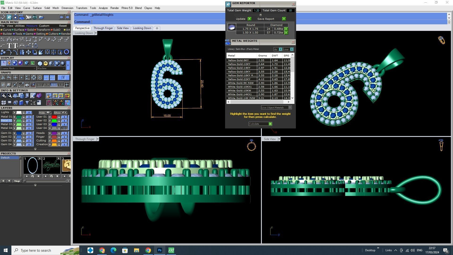 0 To 9 Font 3D Model stl and  3dm 3D print model_6