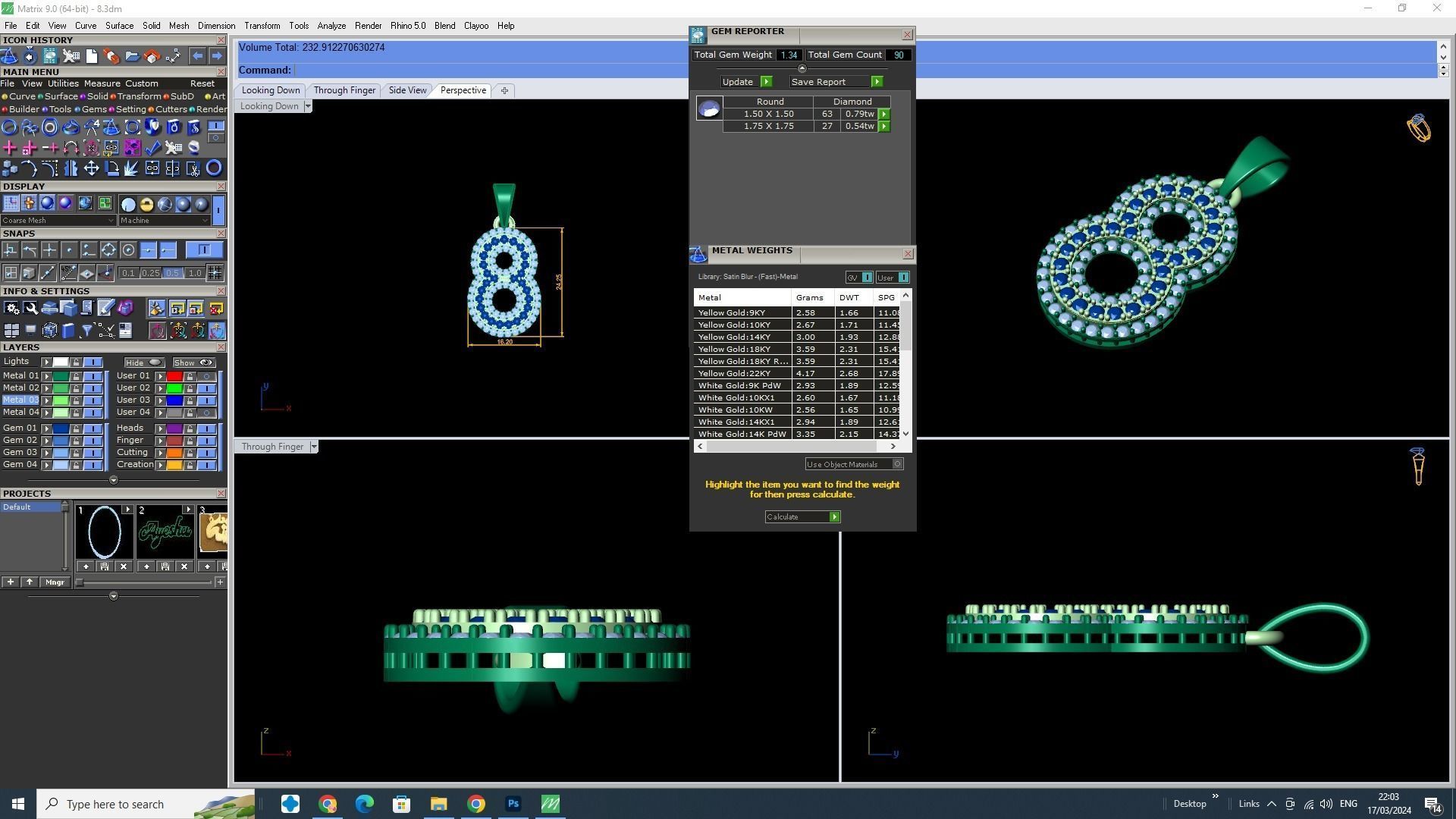 0 To 9 Font 3D Model stl and  3dm 3D print model_8