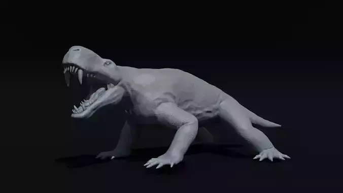 Prehistoric Mammals Ancestors Inostrancevia 3D print model