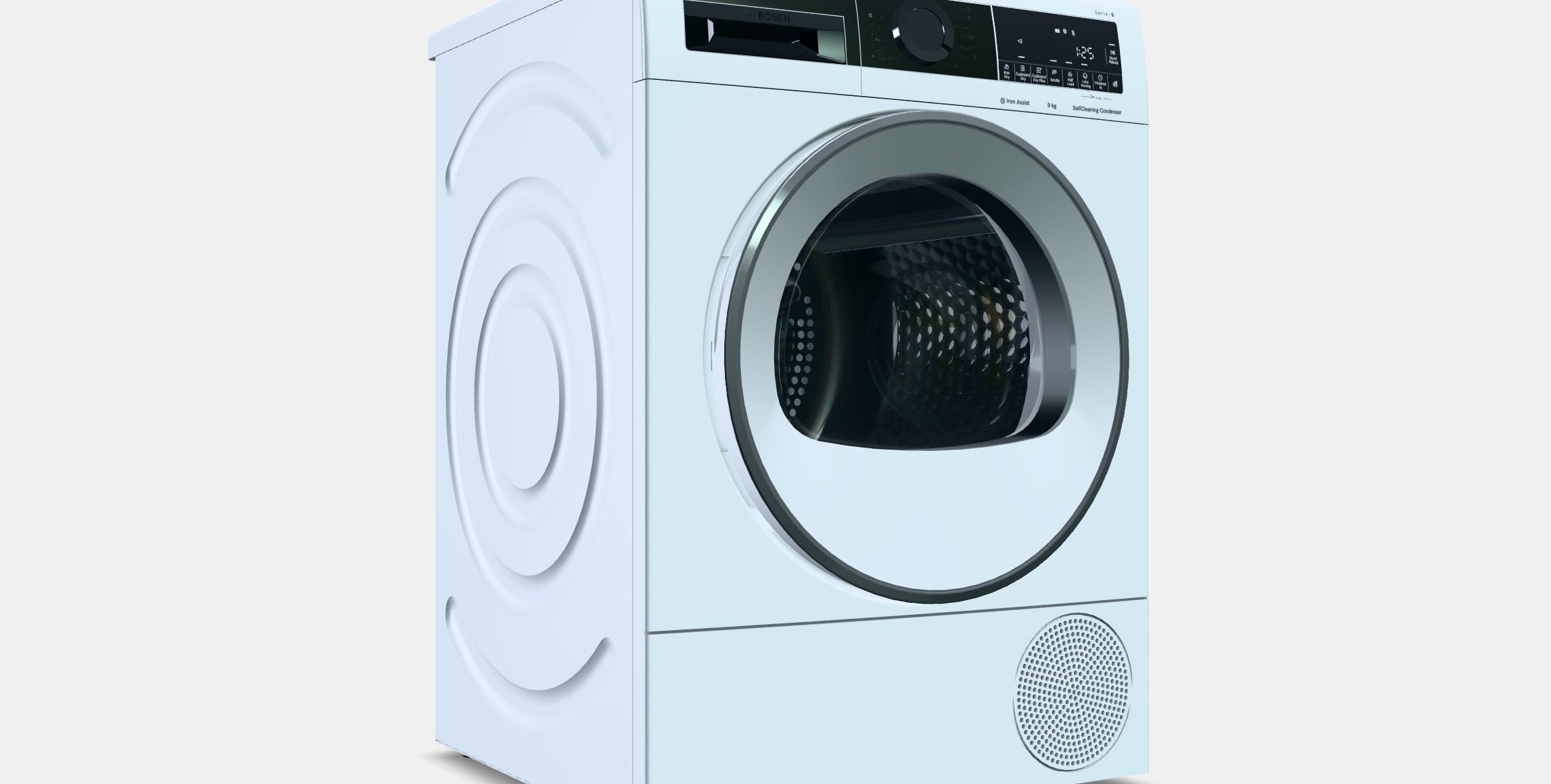 BOSCH WQG24590BY 6 Series Low-poly 3D model_9