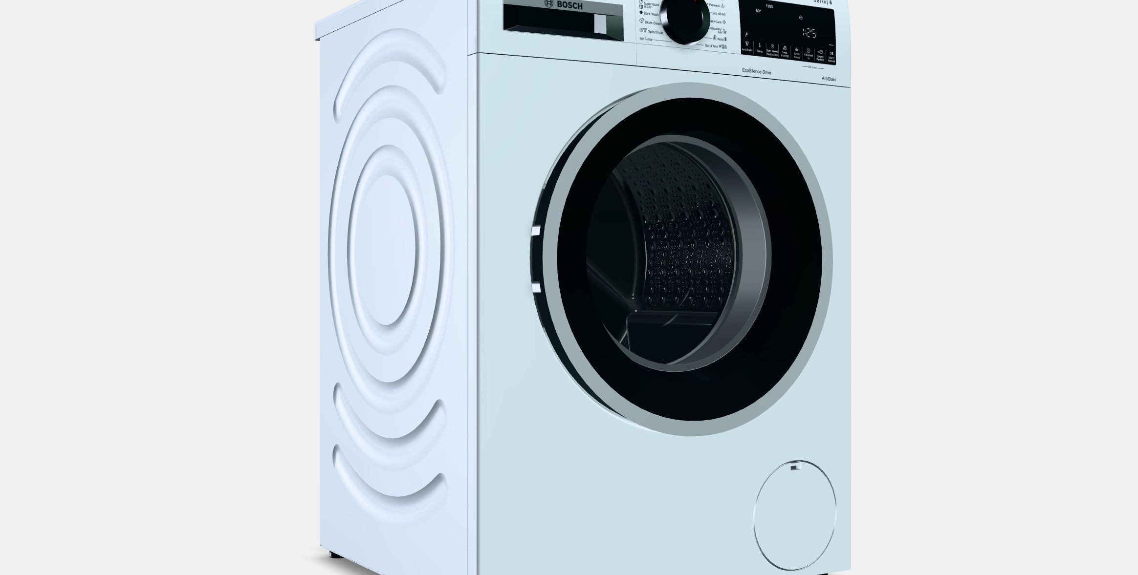 BOSCH WGG14202BY 6 Series Low-poly 3D model_9