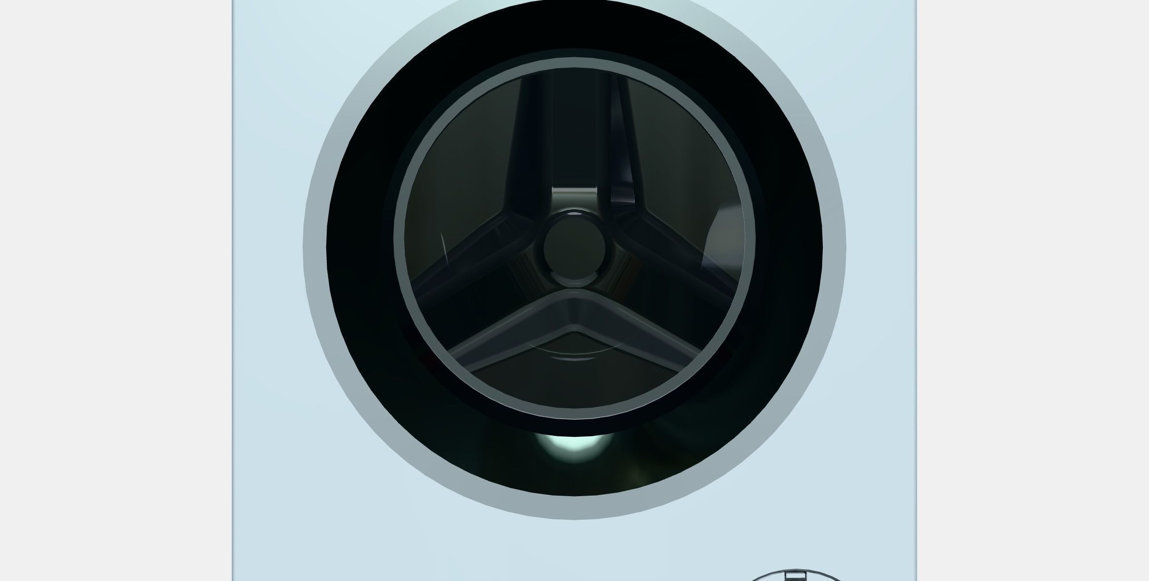 BOSCH WGG14202BY 6 Series Low-poly 3D model_11