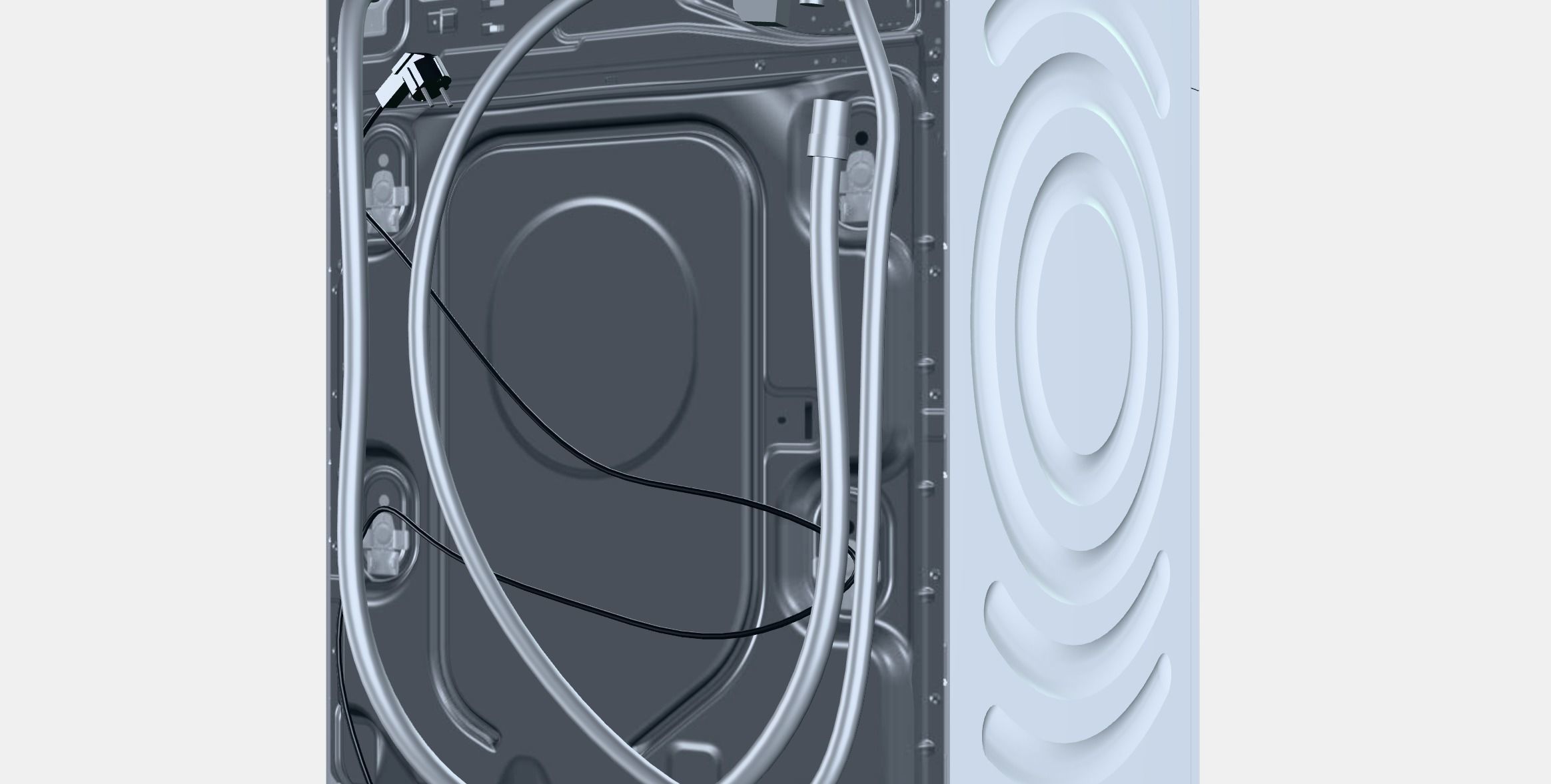 BOSCH WGG14202BY 6 Series Low-poly 3D model_6