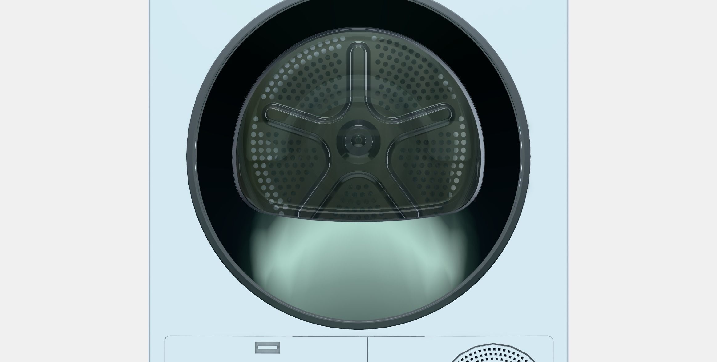 BOSCH WQG24100BY 6 Series Low-poly 3D model_11