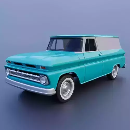 Chevrolet Panel Truck 1965 3D print model