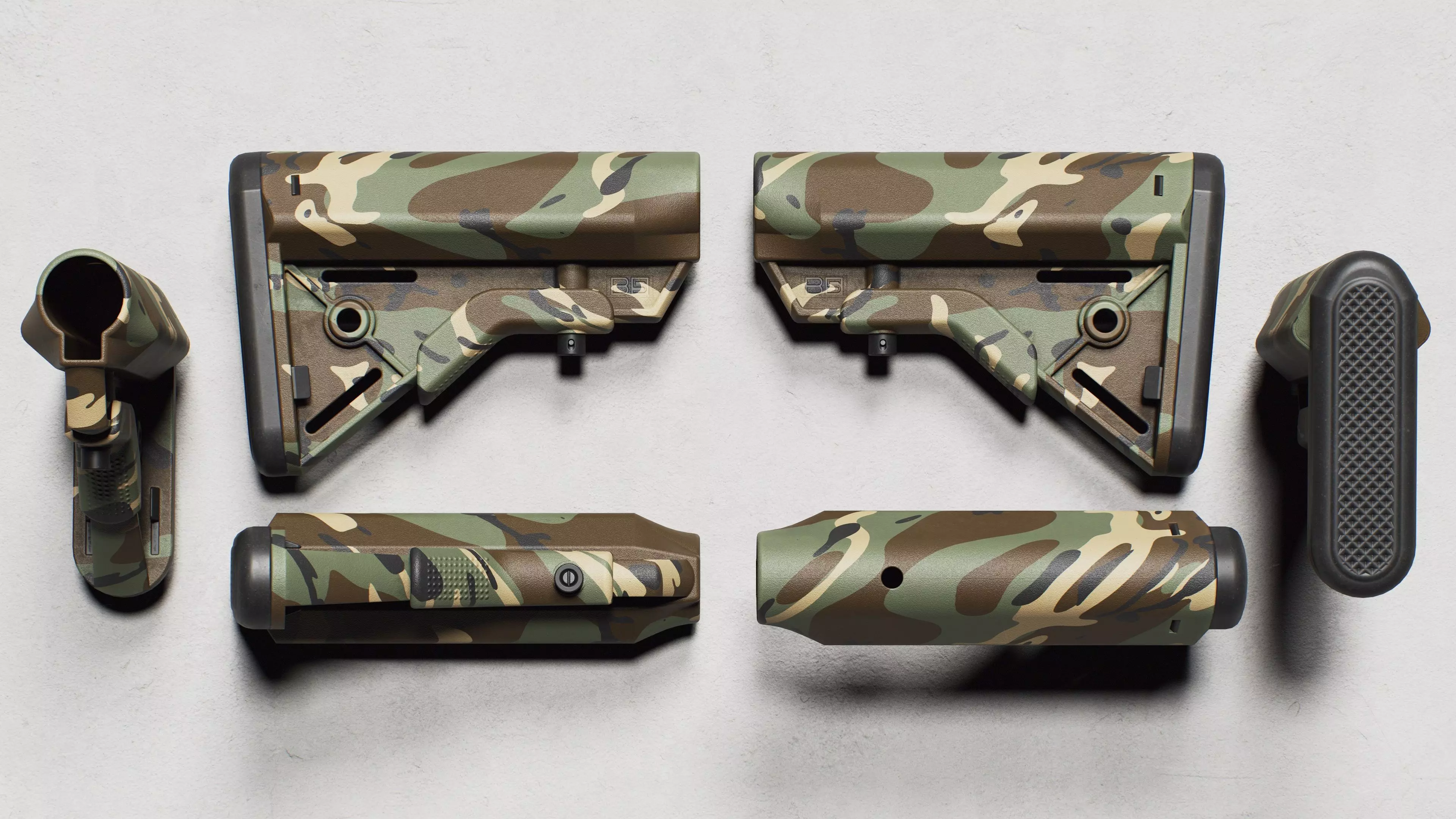 BRAVO Stock - Replica Low-poly 3D model_19