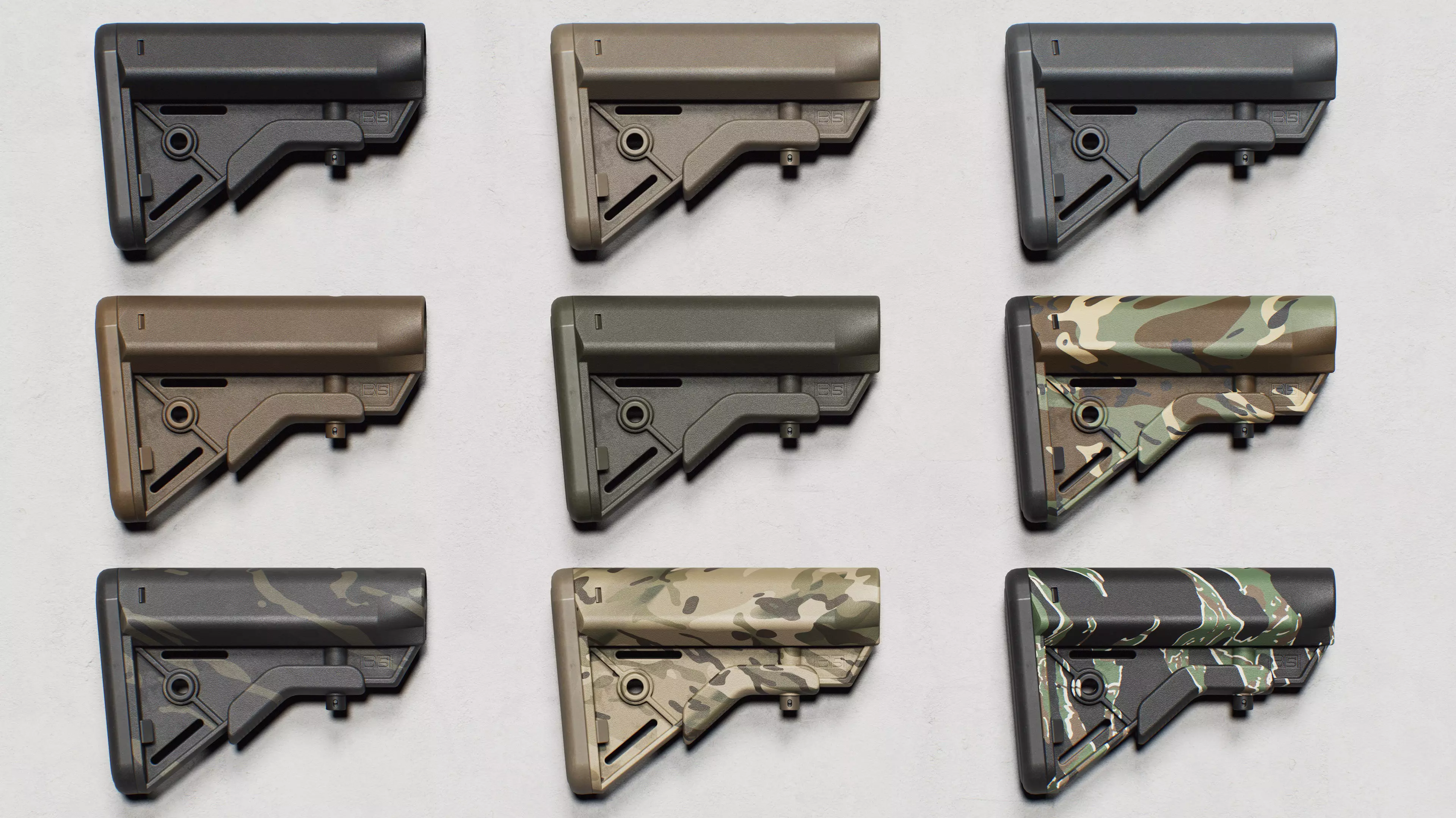 BRAVO Stock - Replica Low-poly 3D model_1