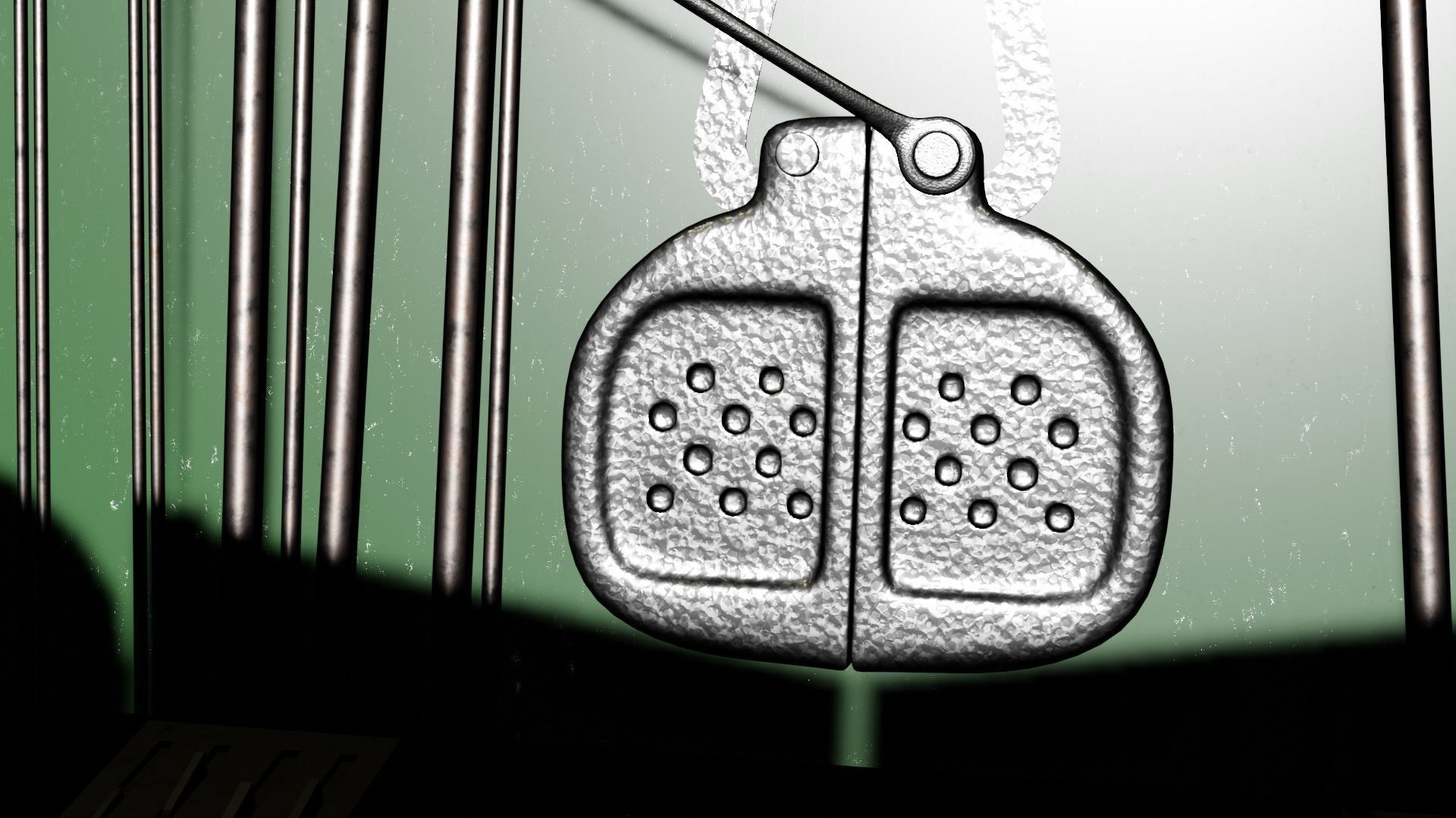 Steam Train Vintage  3D model_5