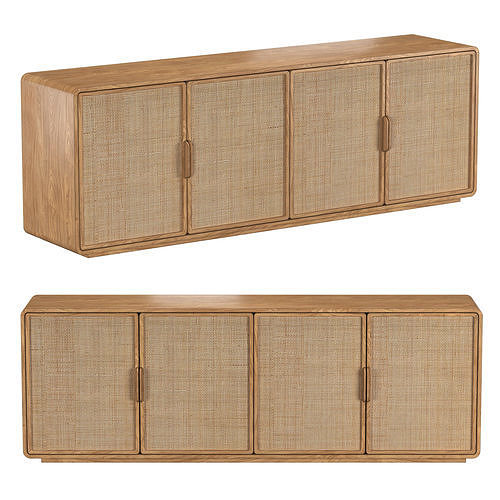 SANTIAGO CANE MEDIA CONSOLE 4 3D model