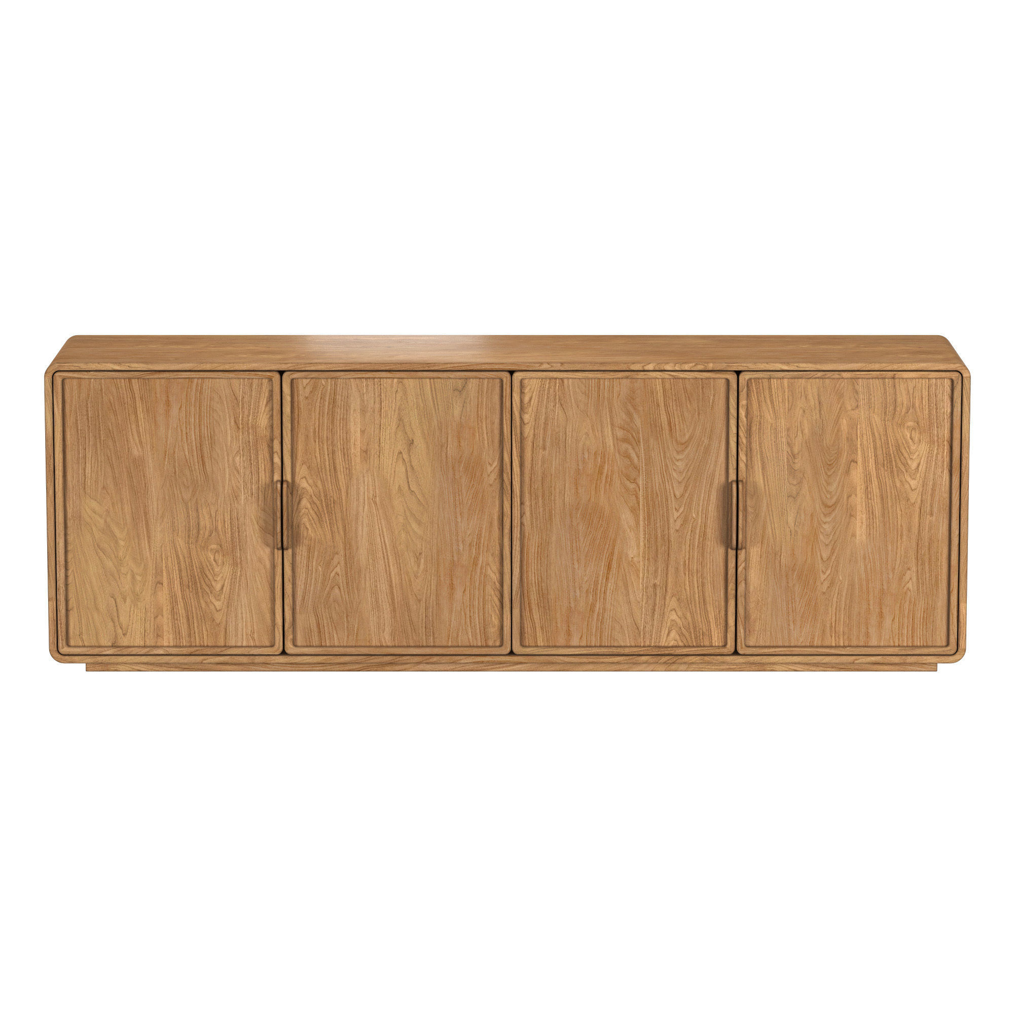 SANTIAGO 4-DOOR MEDIA CONSOLE 3D model_2