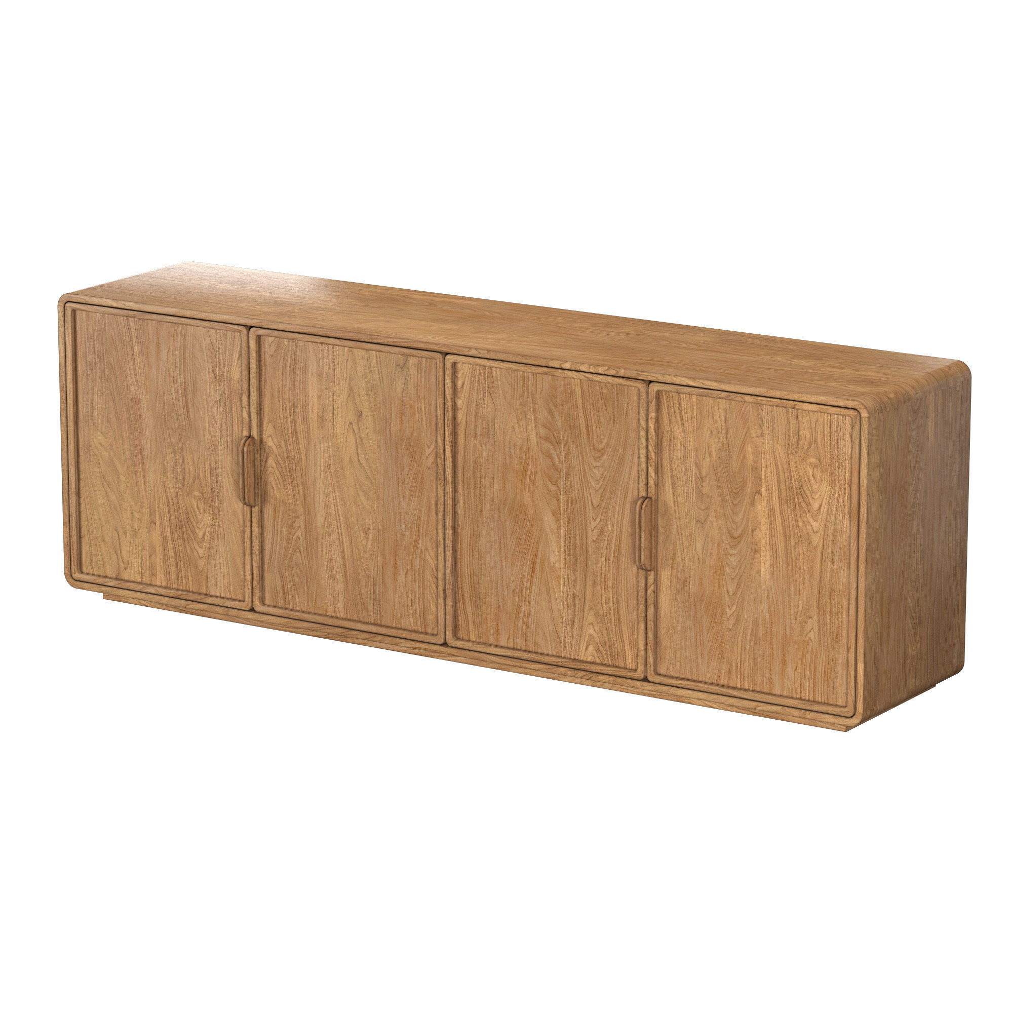 SANTIAGO 4-DOOR MEDIA CONSOLE 3D model_3