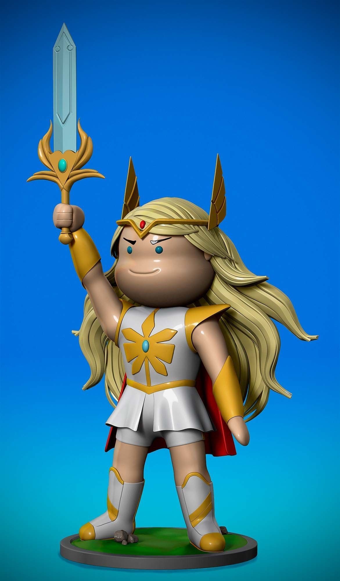 SHE-RA PRINCESS OF POWER 3D print model_2