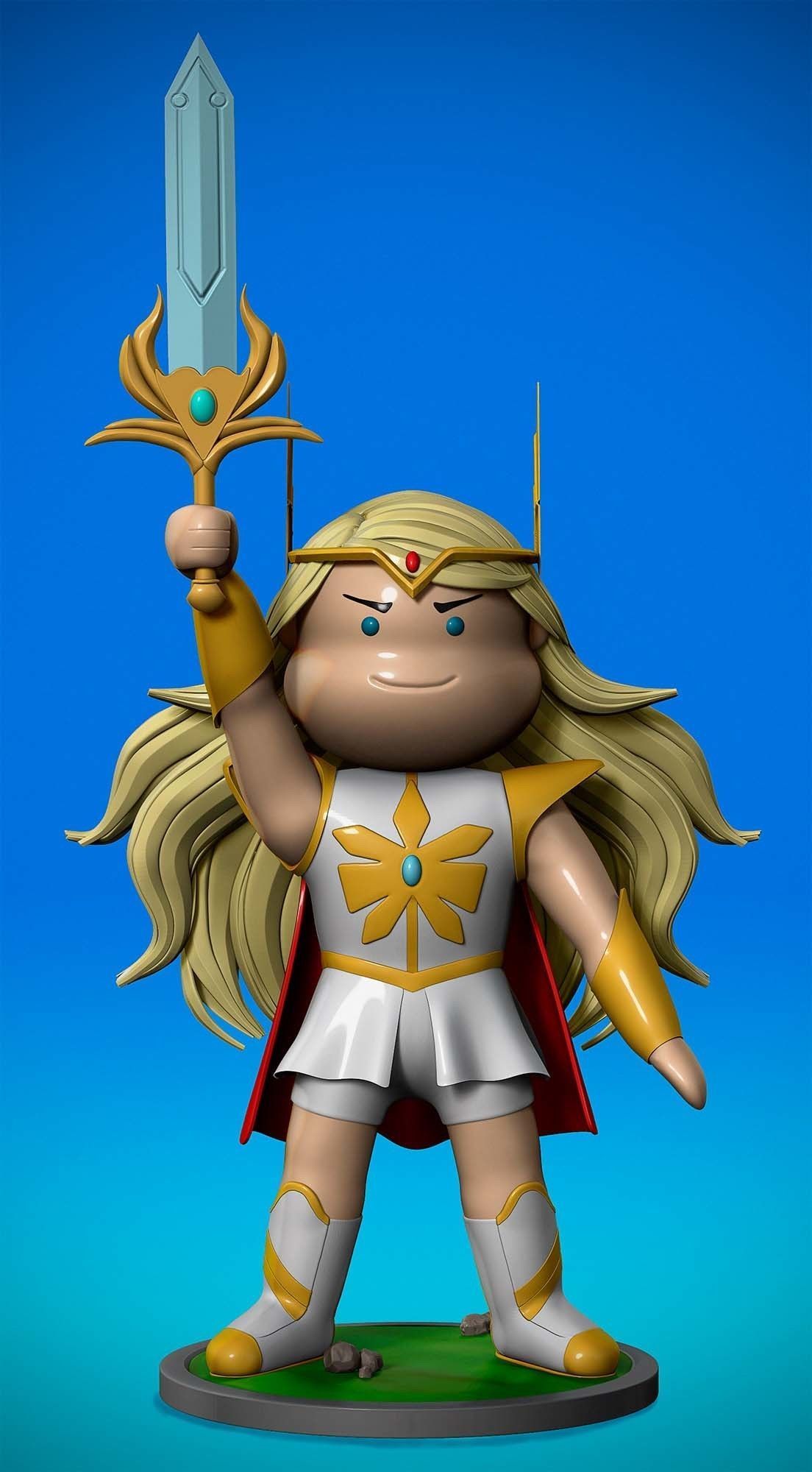 SHE-RA PRINCESS OF POWER 3D print model_4