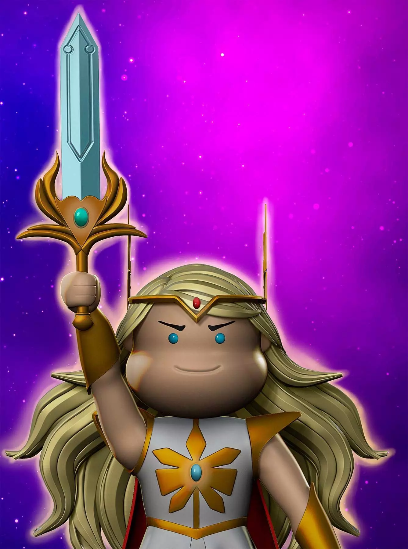 SHE-RA PRINCESS OF POWER 3D print model_0