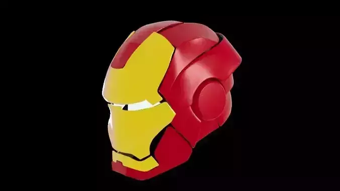 Iron man helmet Free 3D model