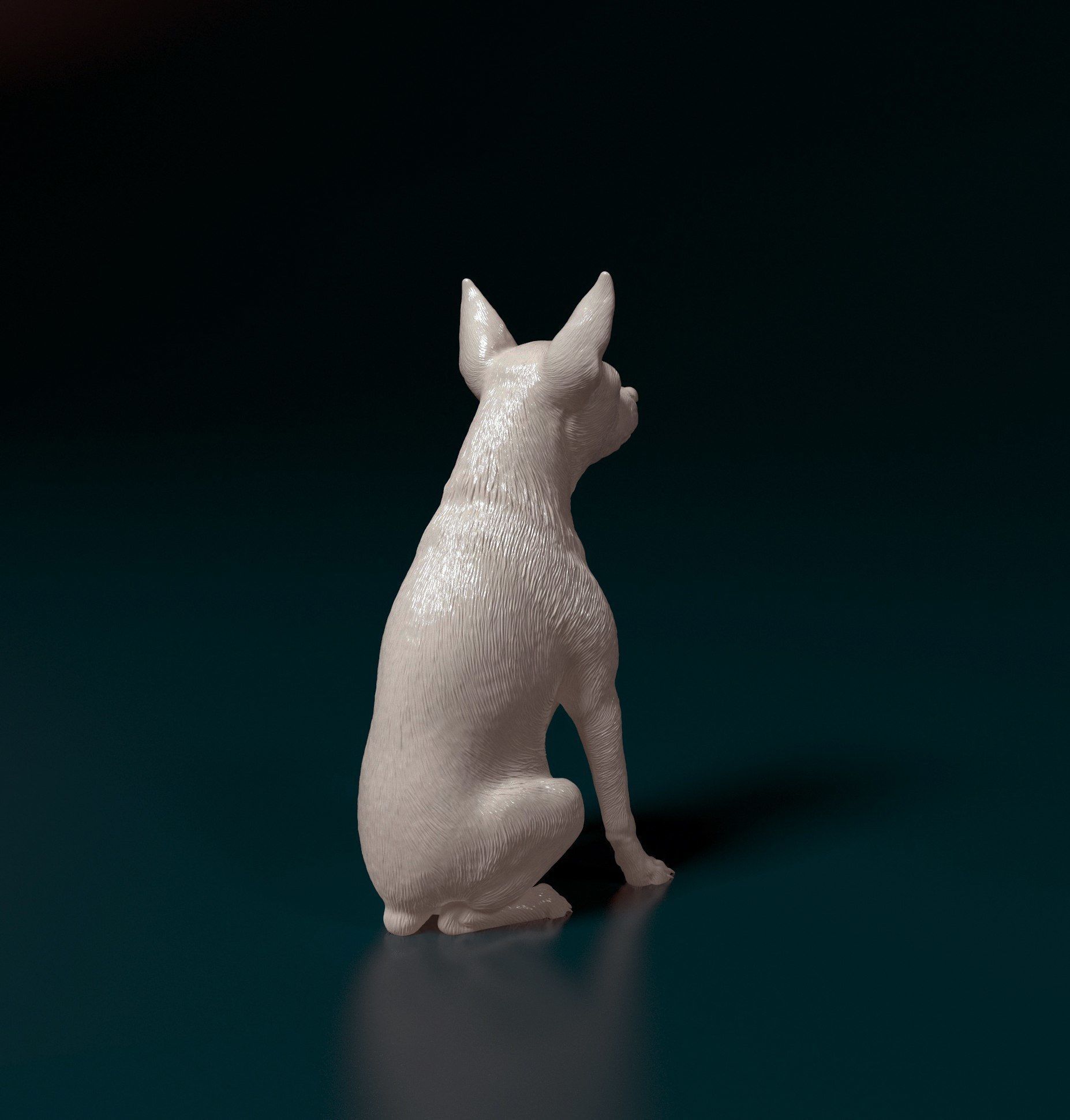 Toy terrier 3D print model_2