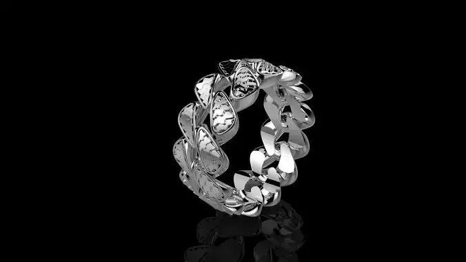 M RINGS CUBAN N2 SIZE 18 2