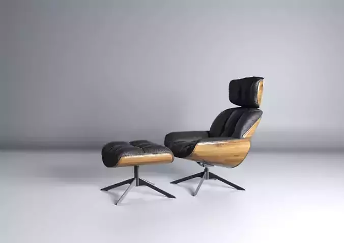 Eames Lounge Chair 3D Model