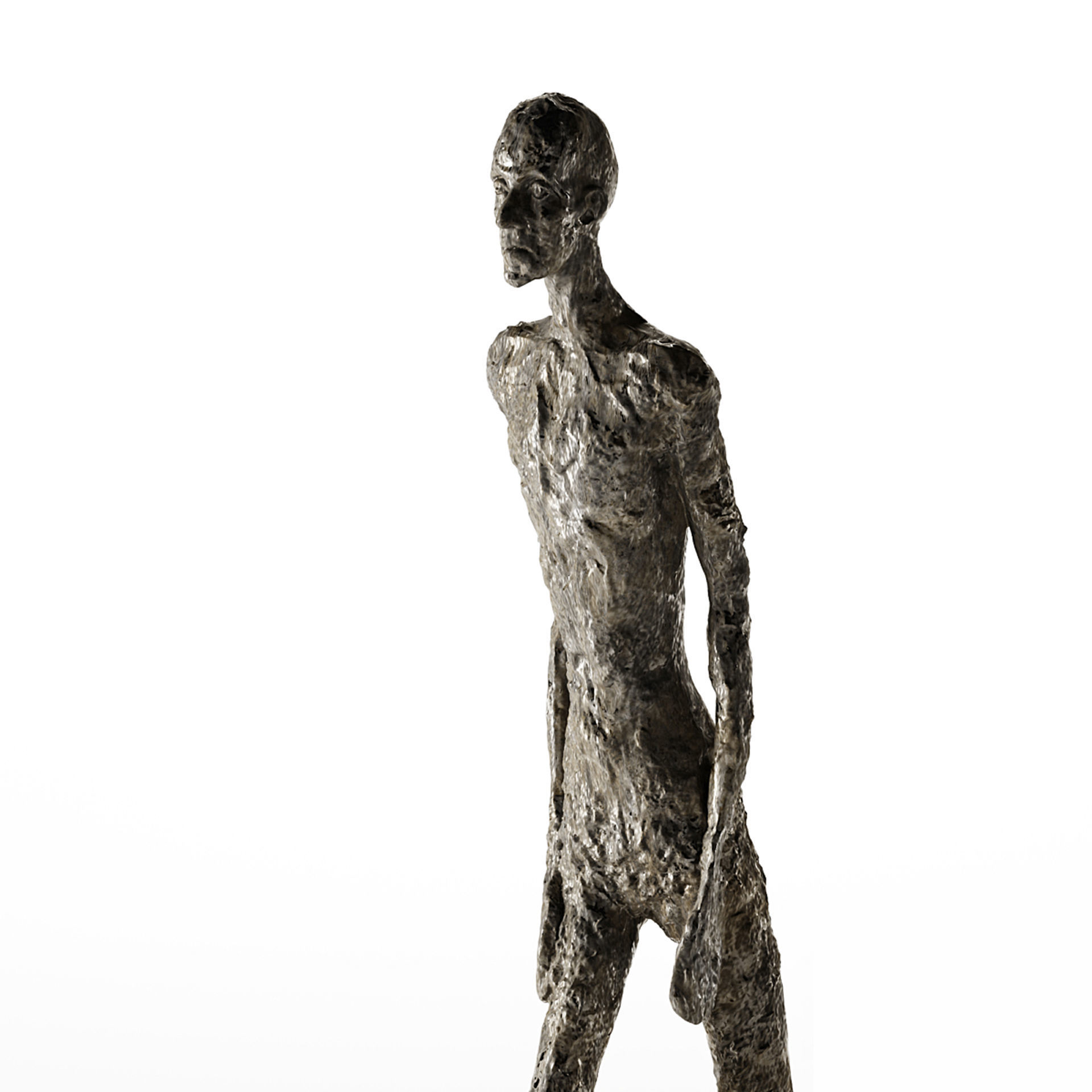 Alberto Giacometti  WALKING MAN I 3D model_4