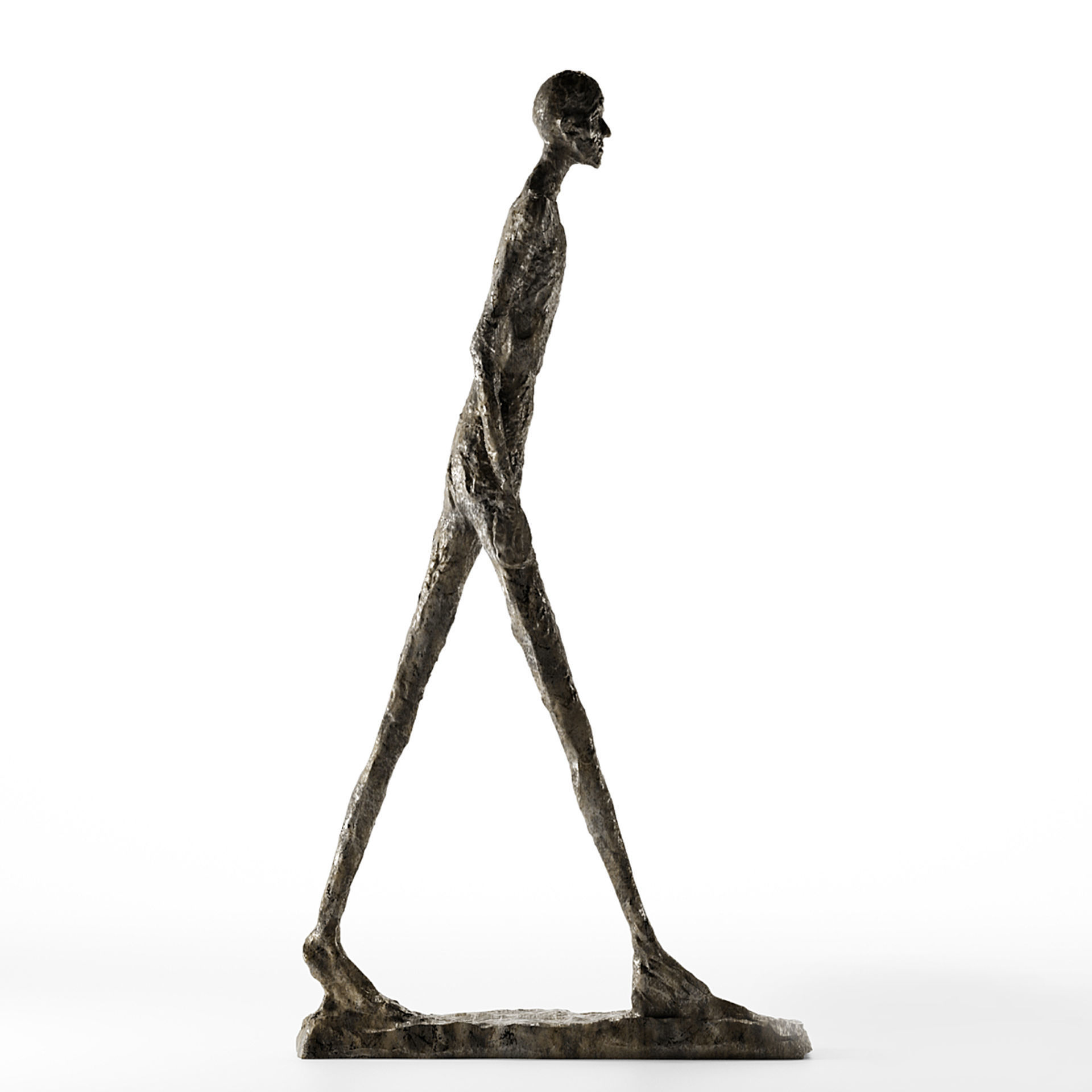 Alberto Giacometti  WALKING MAN I 3D model_3