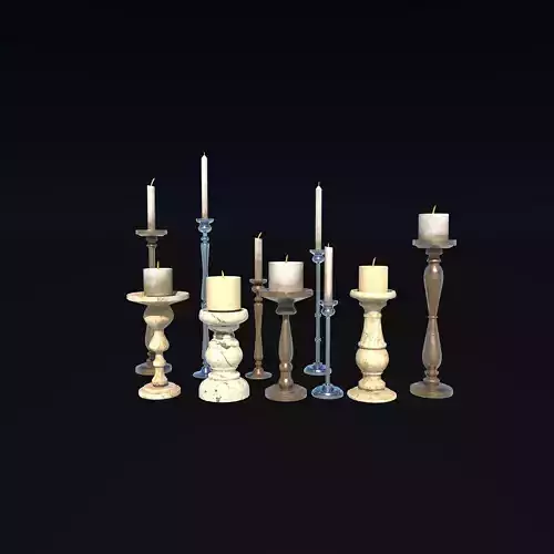 Candlelight Stand 3D model