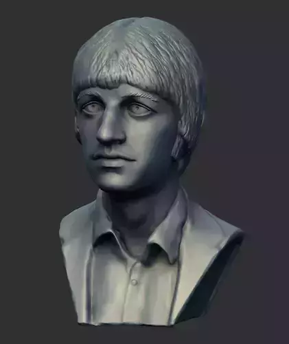 Ringo Starr Portrait 3D model