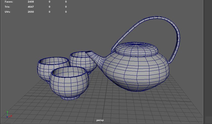 tea pot 3D model_9