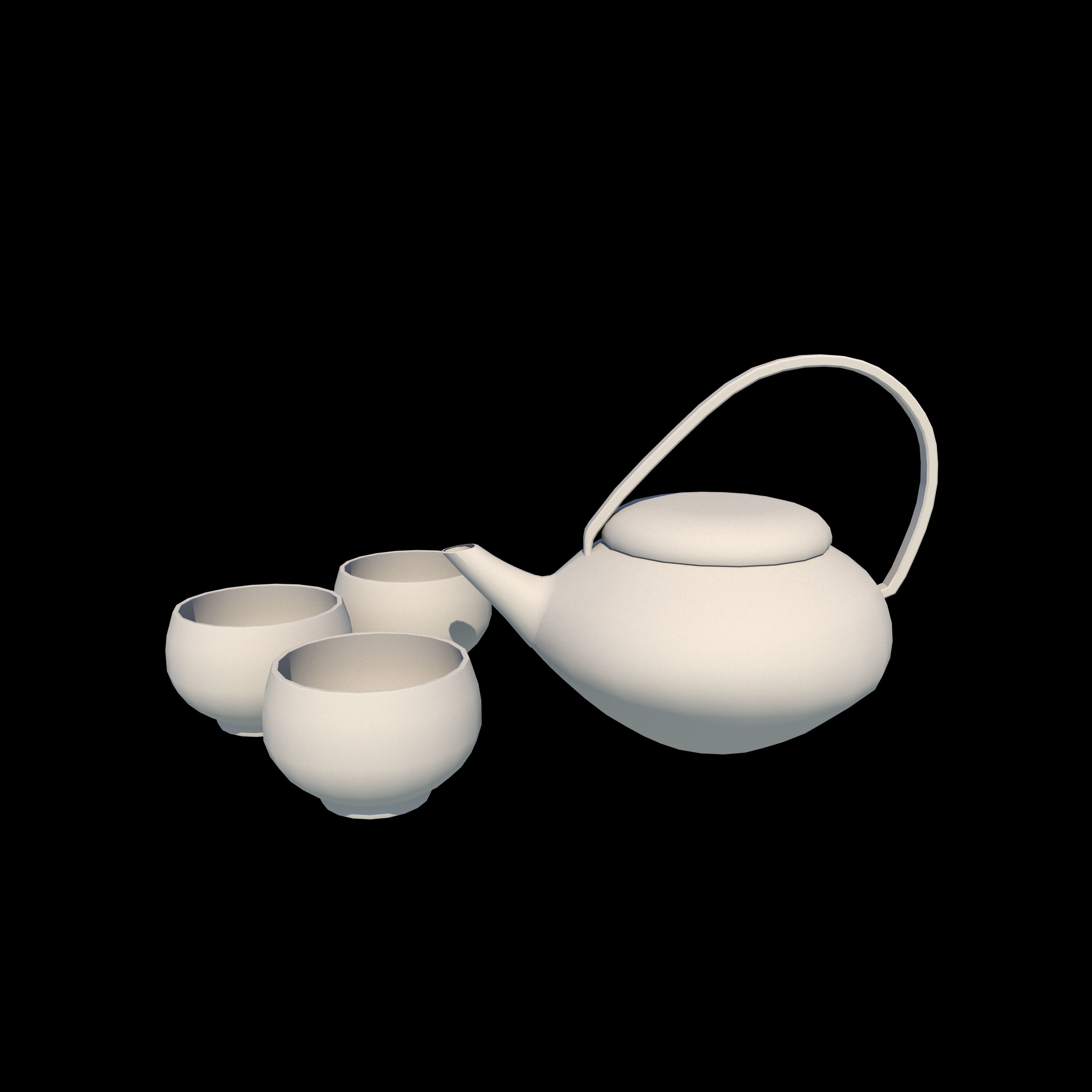 tea pot 3D model_6