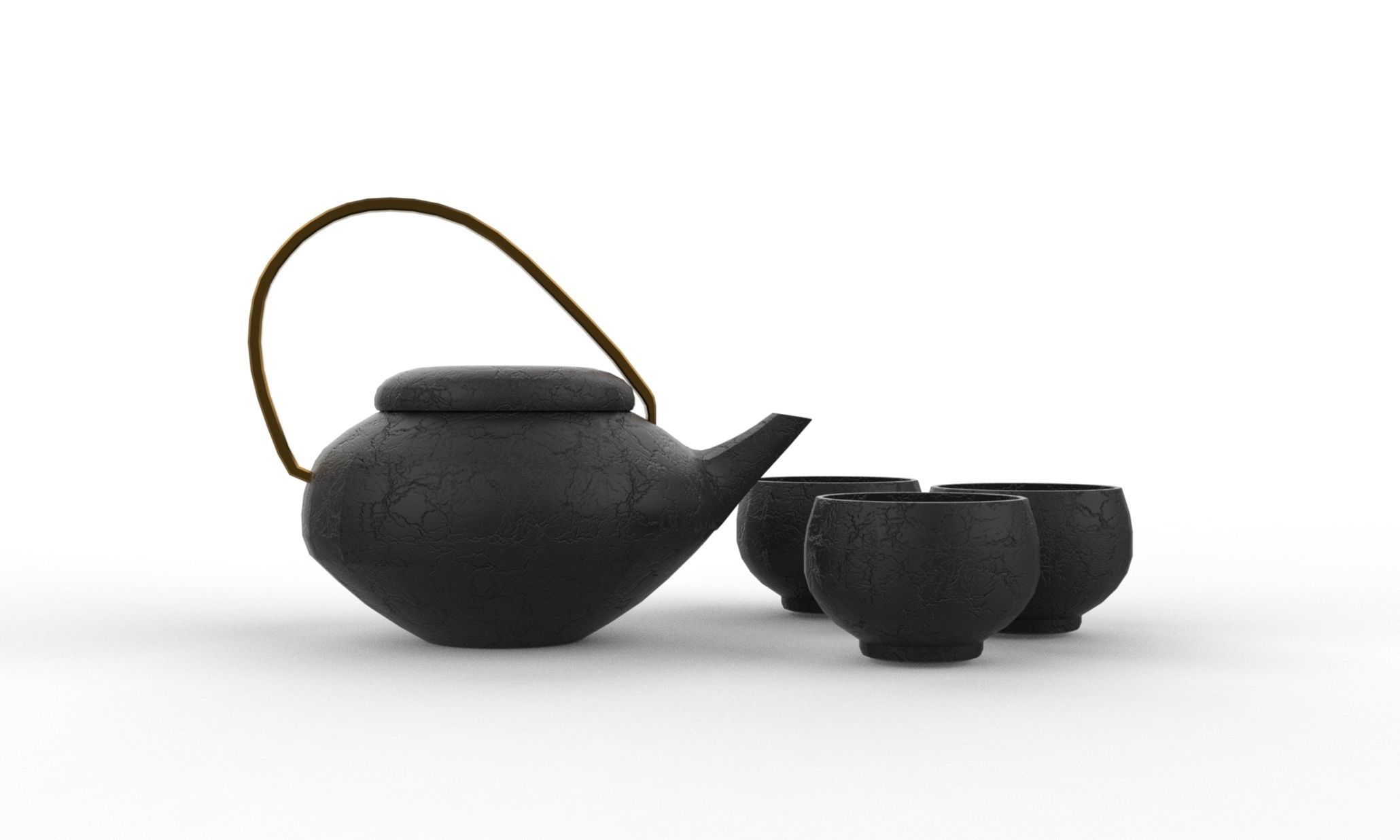 tea pot 3D model_4