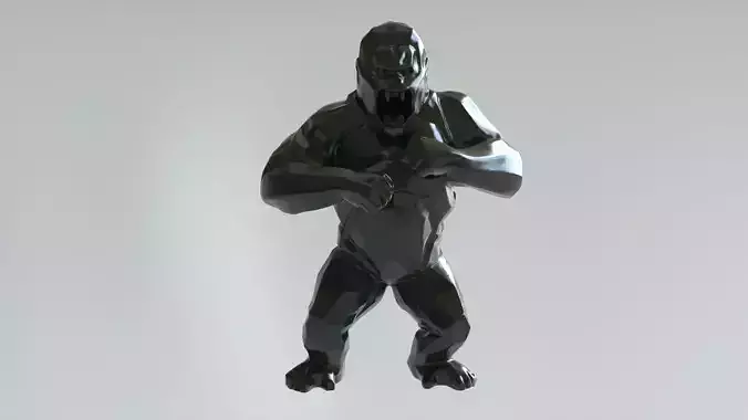 KONG - BLACK POLYGONAL