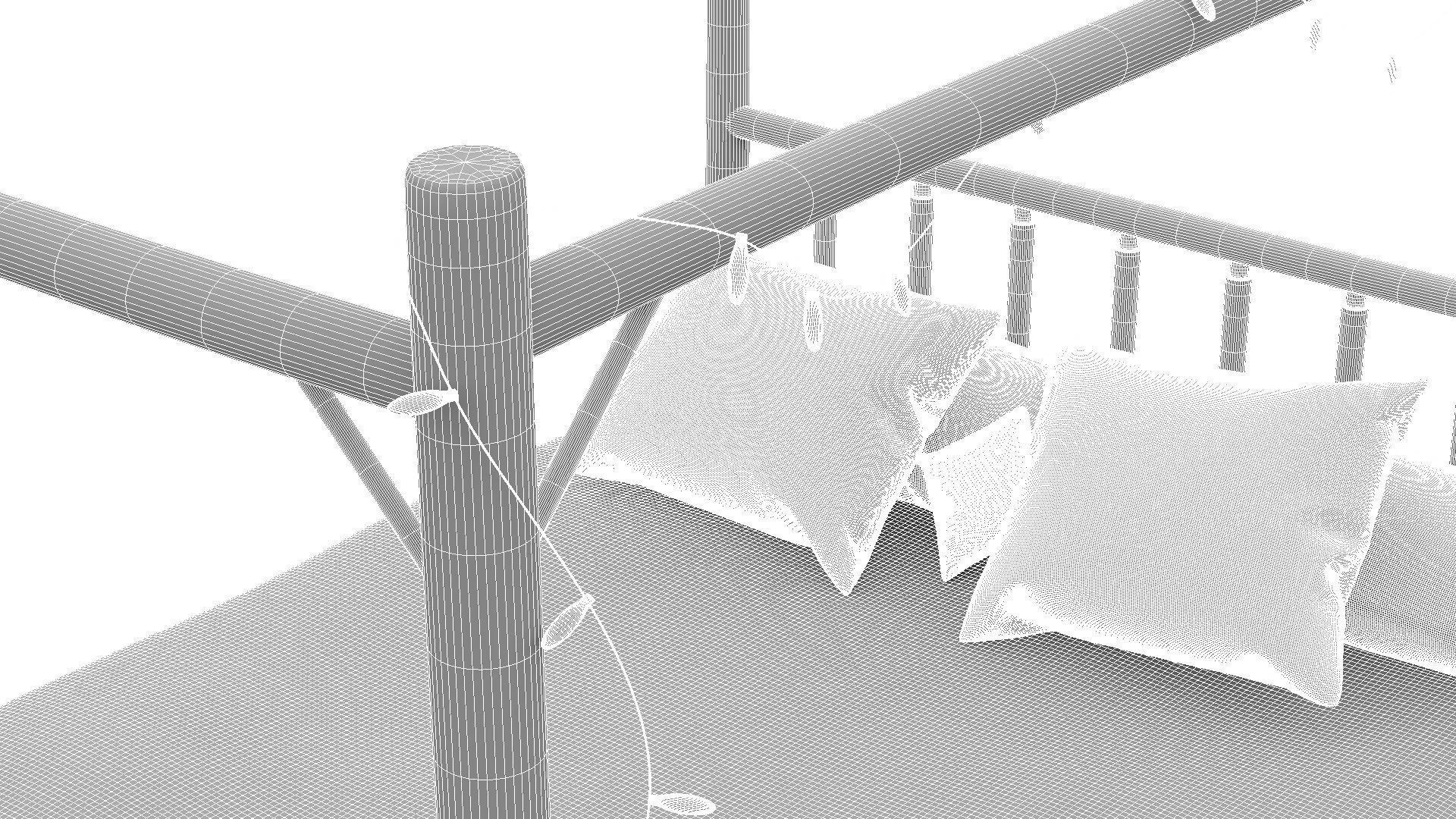 Modern Rustic Cabin Pack - Game Ready Low-poly 3D model_16