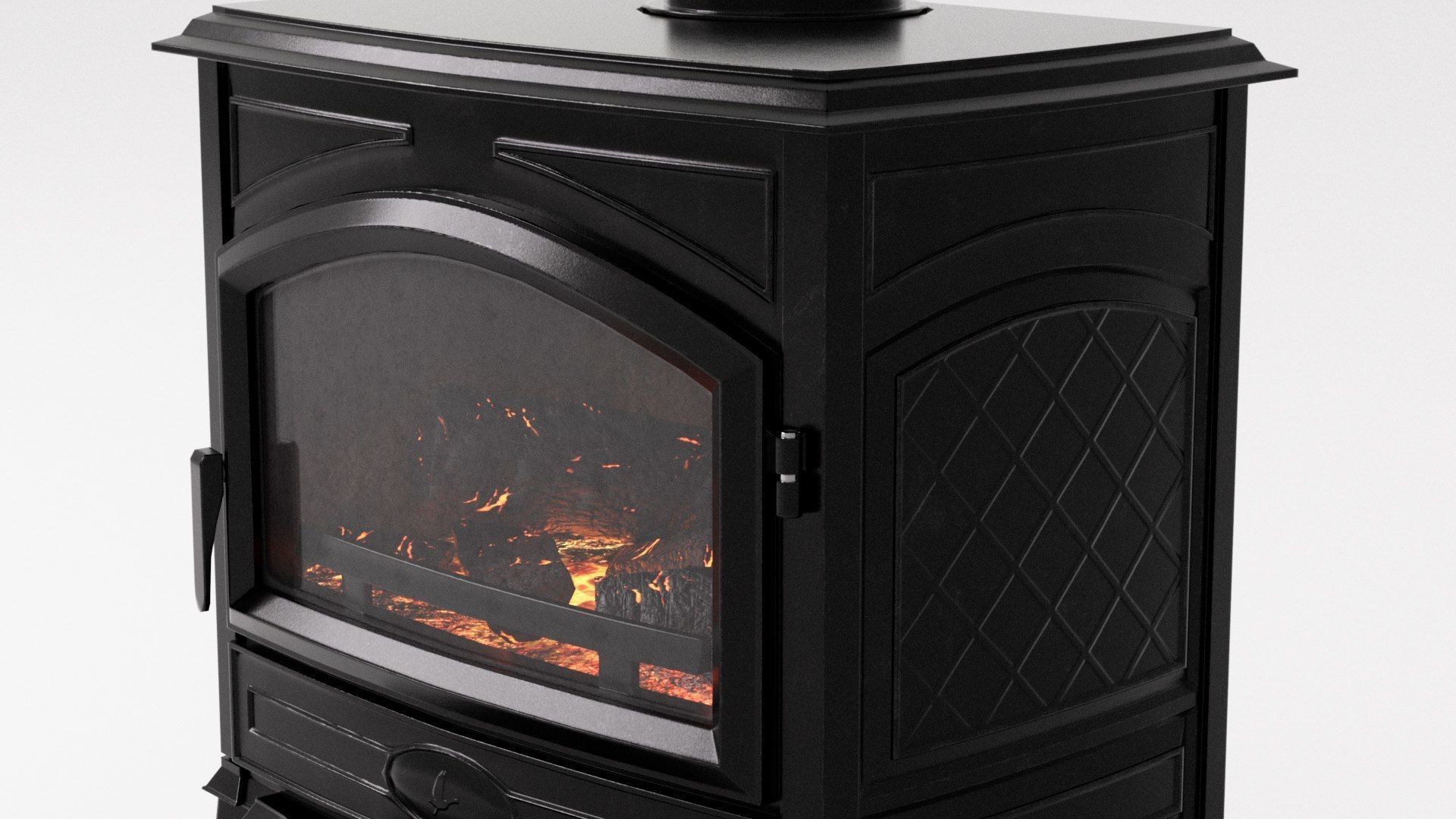 Modern Rustic Cabin Pack - Game Ready Low-poly 3D model_91