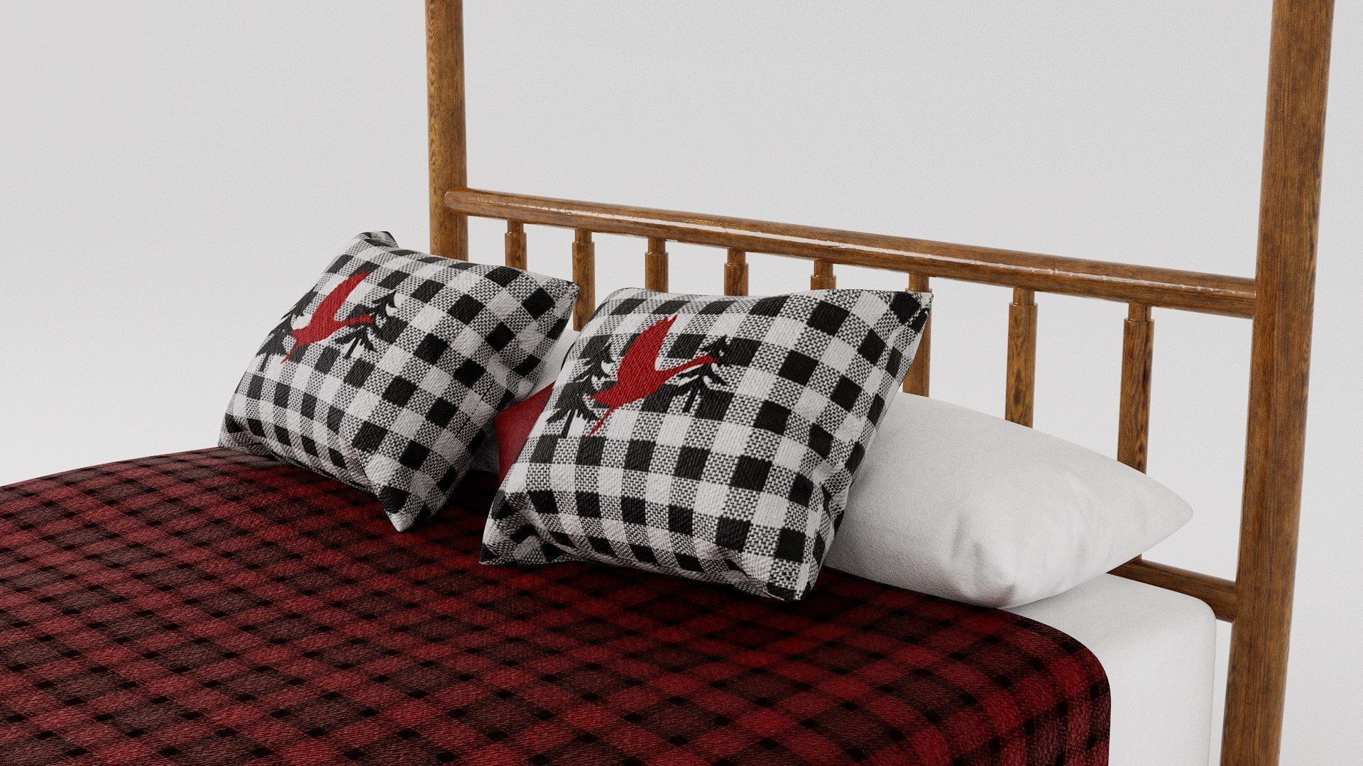 Modern Rustic Cabin Pack - Game Ready Low-poly 3D model_18