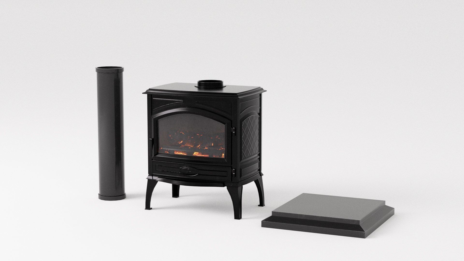 Modern Rustic Cabin Pack - Game Ready Low-poly 3D model_32