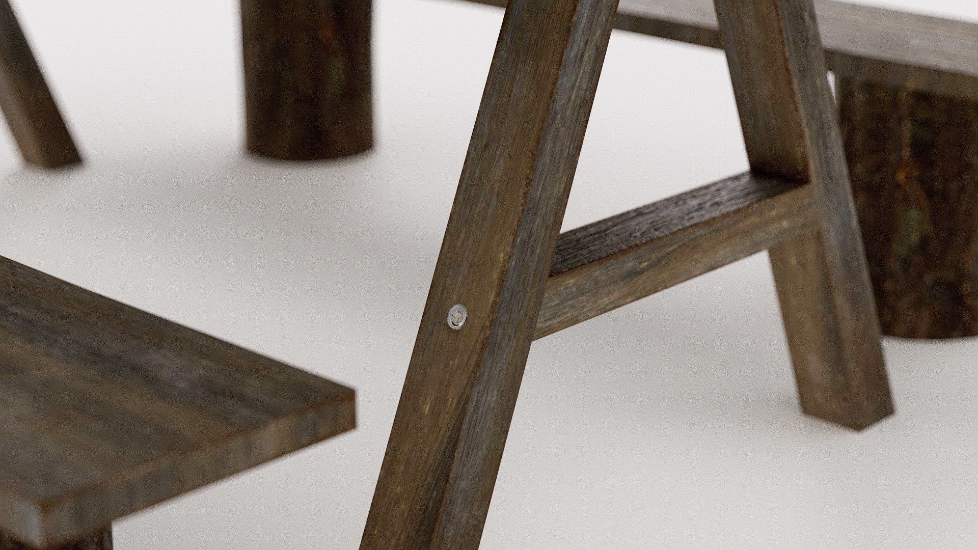 Modern Rustic Cabin Pack - Game Ready Low-poly 3D model_81