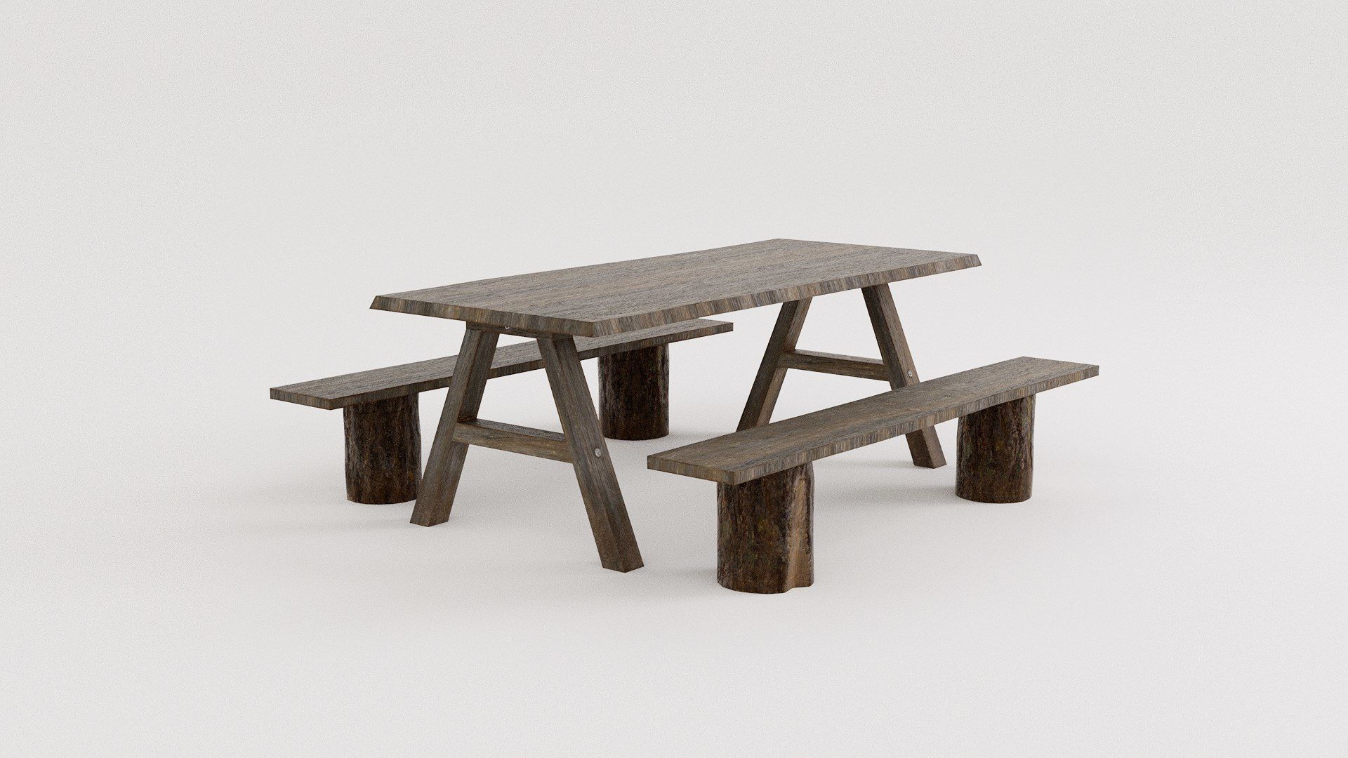 Modern Rustic Cabin Pack - Game Ready Low-poly 3D model_84