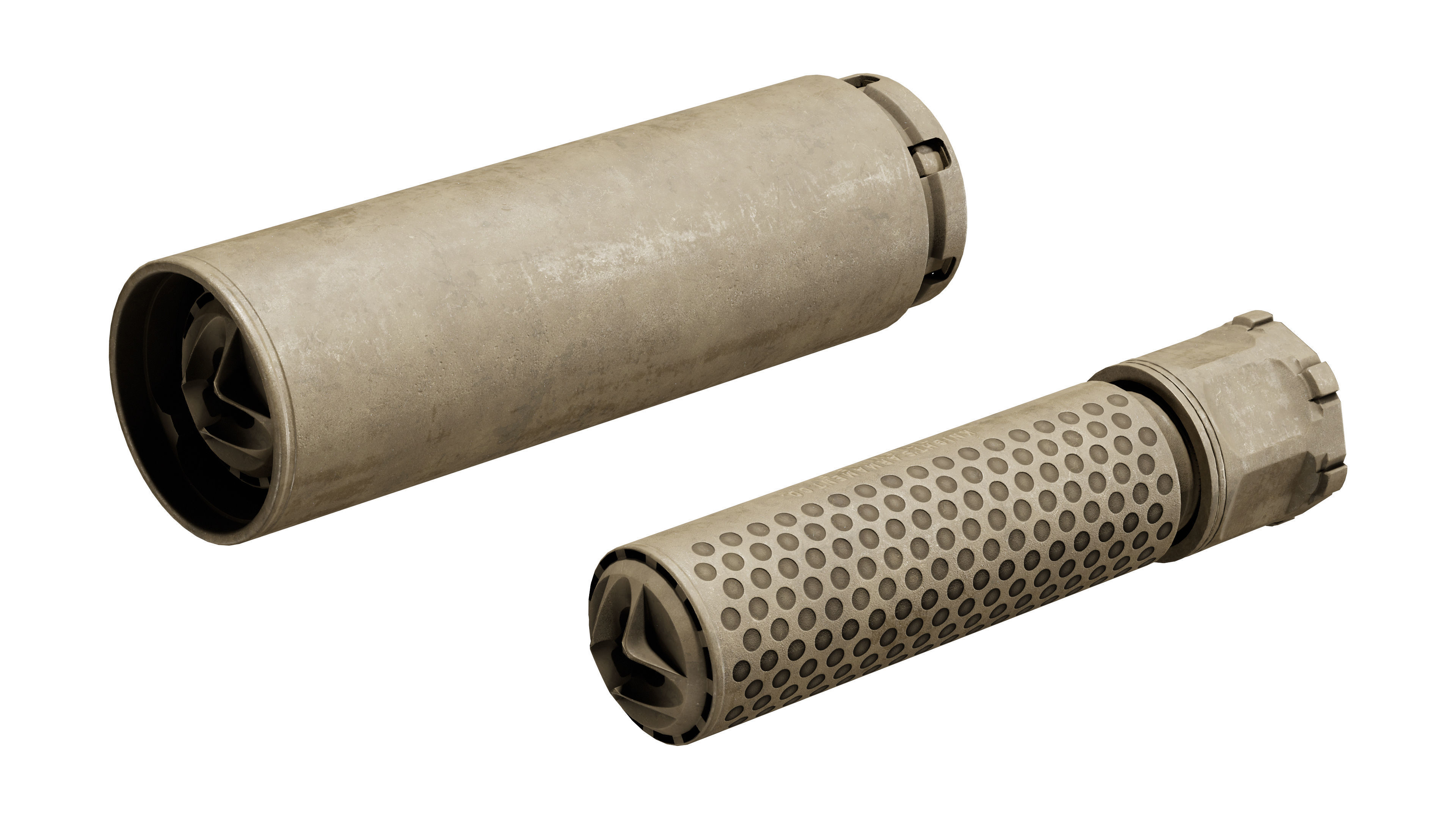 KAC 556 PRT SUPPRESSOR  Low-poly 3D model_6