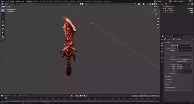 Calamity sword 3D print model