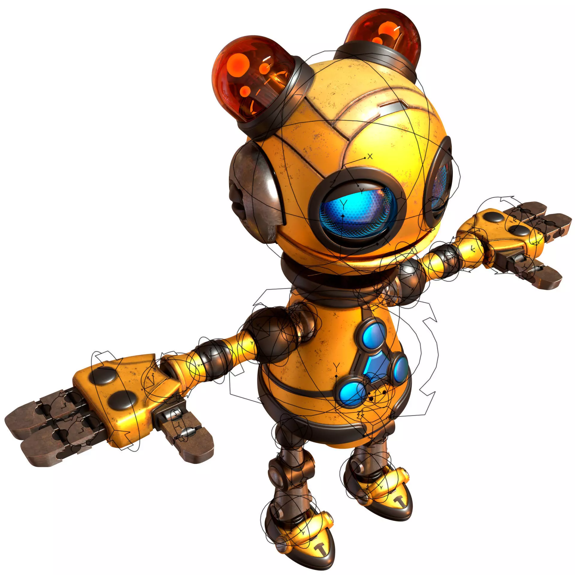 Kit KT-7461 - Ratchet y Clank Game 3D model_0