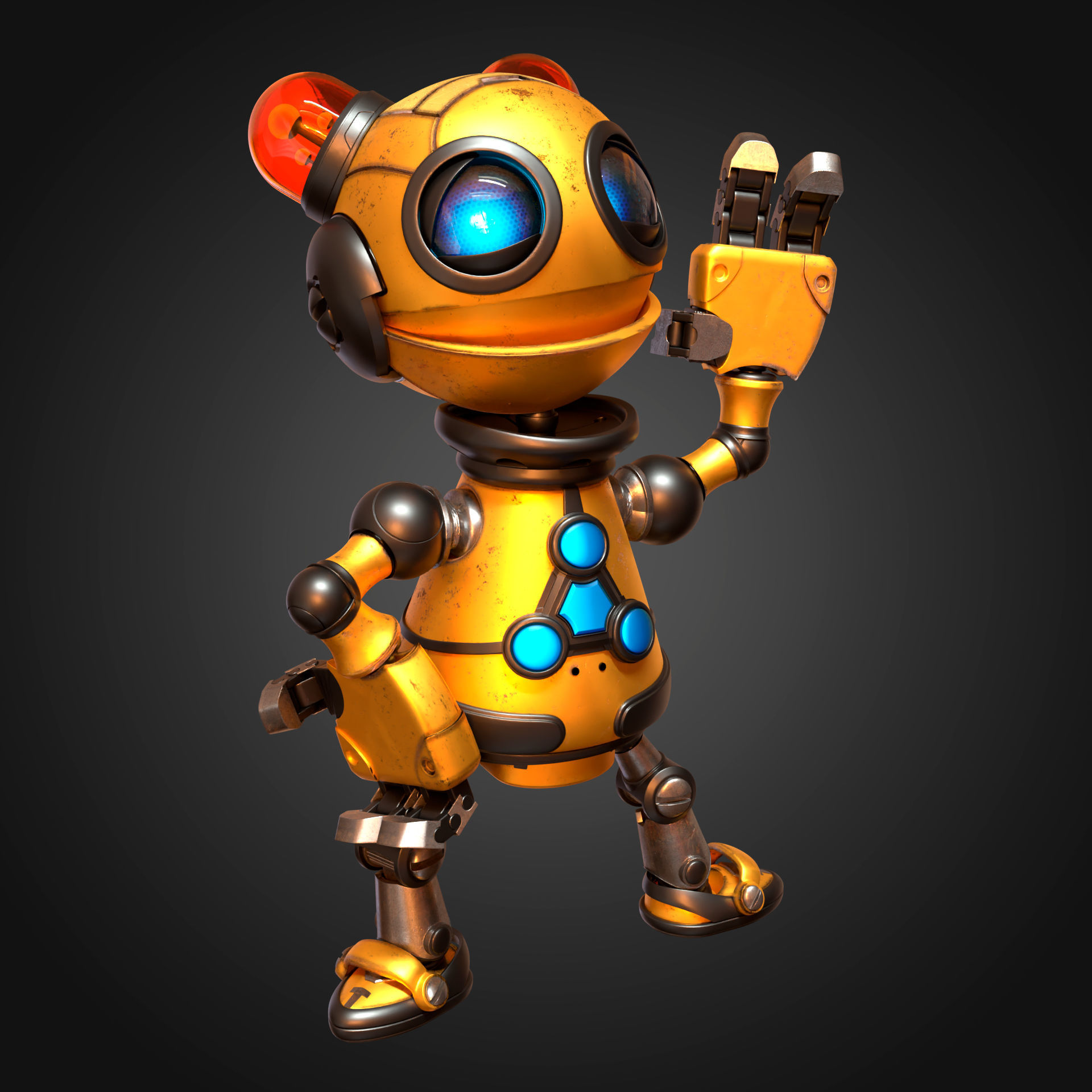 Kit KT-7461 - Ratchet y Clank Game 3D model_9